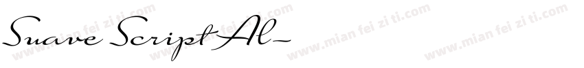 Suave Script Al字体转换